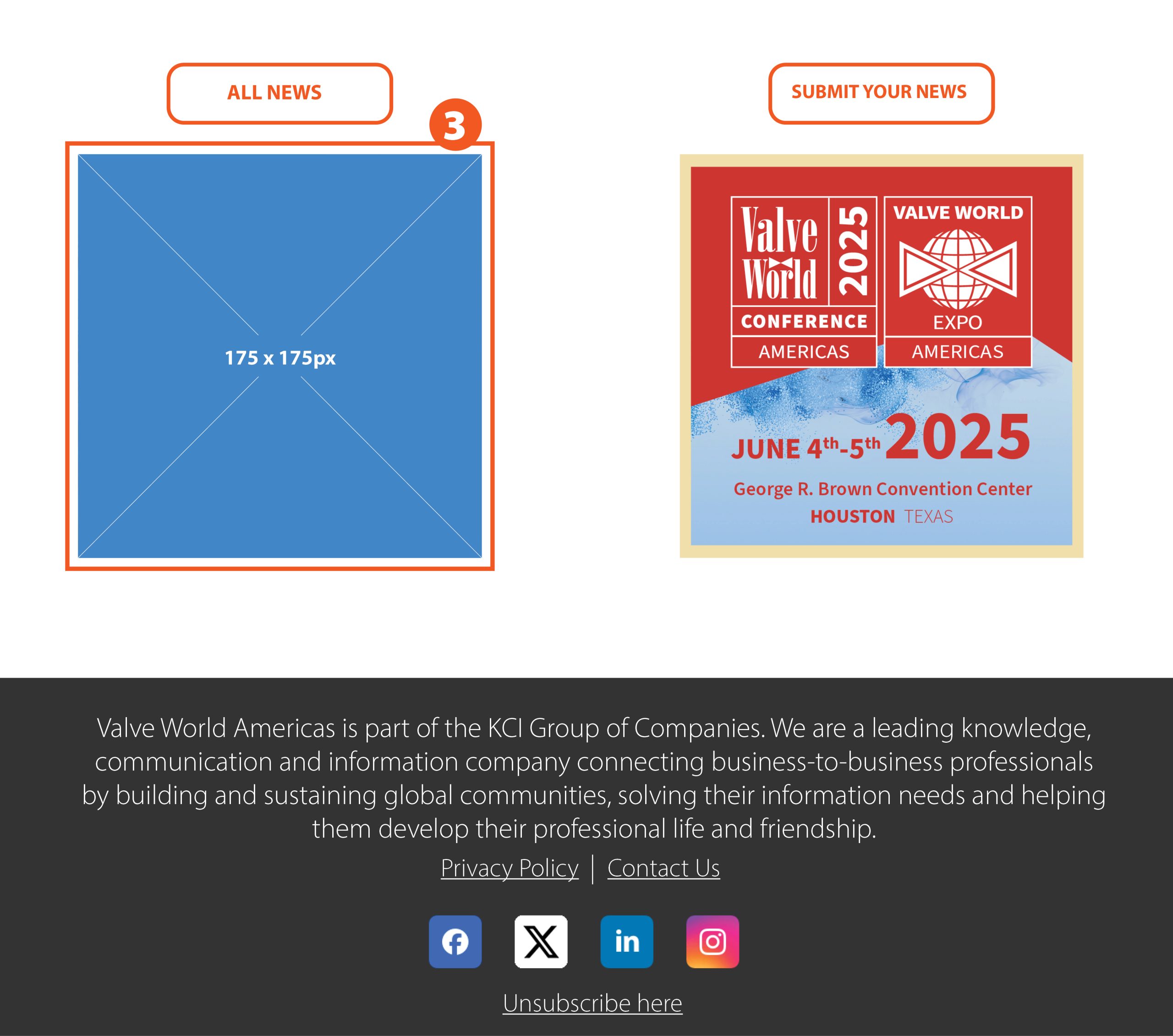 Newsletter Showcase Banner