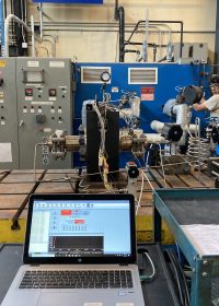 Figure 4. An automated thermal shock test rig used to simulate rapid thermal cycling and evaluate sleeve performance.